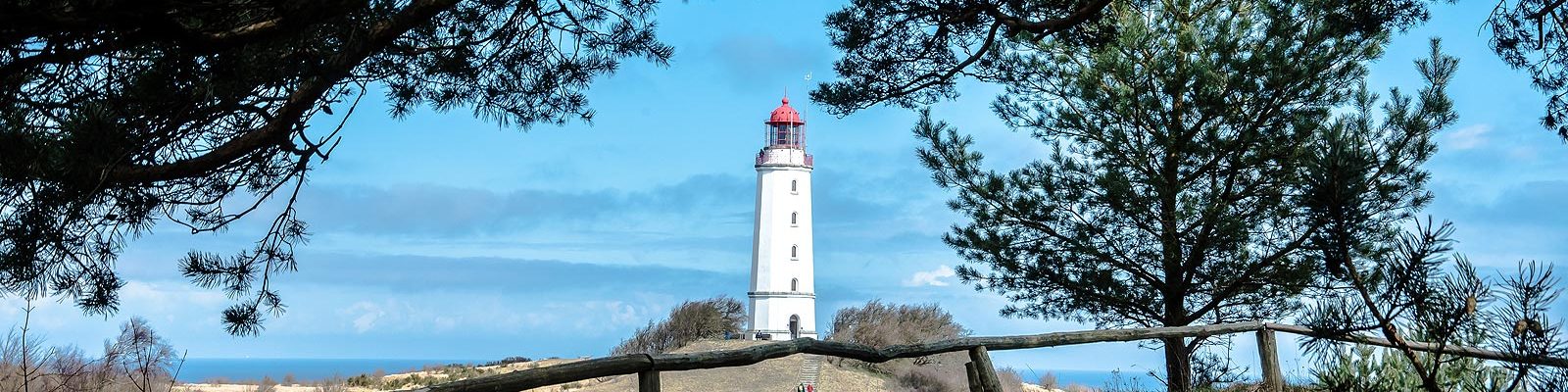 Lighthouse at the thorn bush Hiddensee